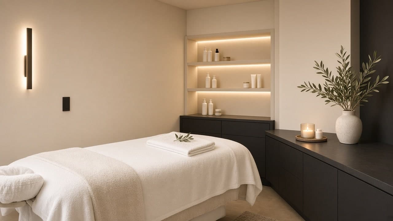 Quiet treatment room for facial rituals in Aventura