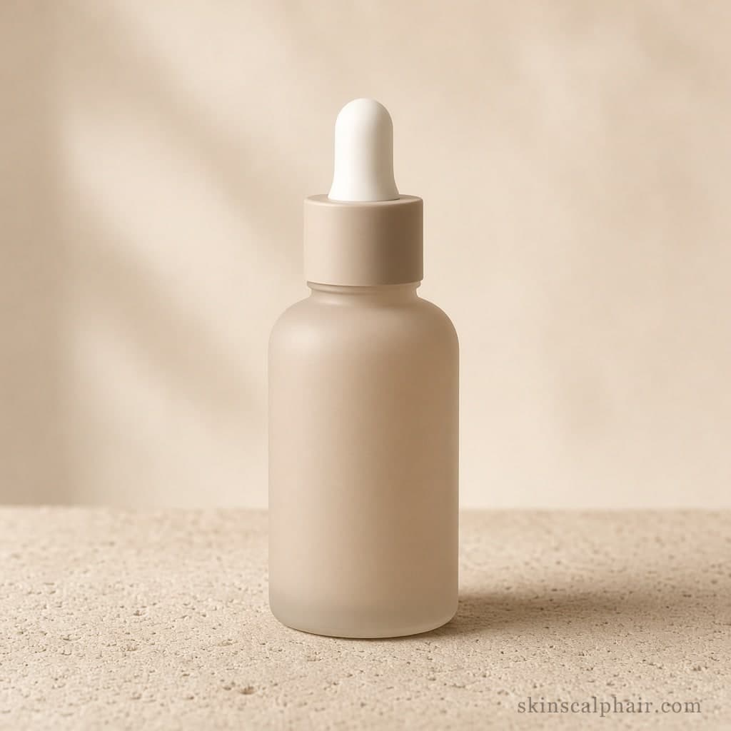 Aceite de confort del cuero cabelludo para el cuidado cosmético en casa